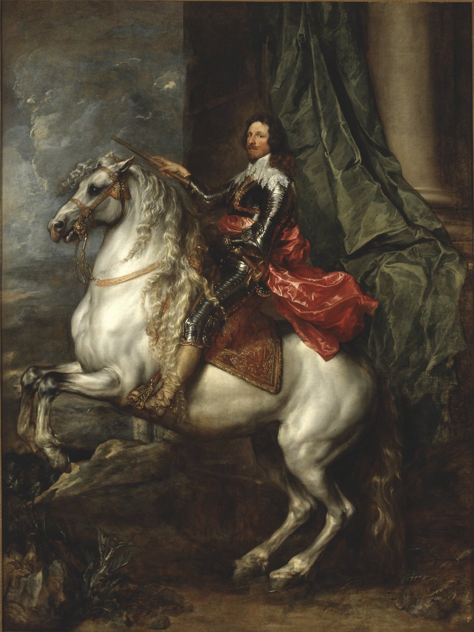 Equestrian Portrait of Thomas Francis of Savoy, Prince of Carignano by Anthony van Dyck