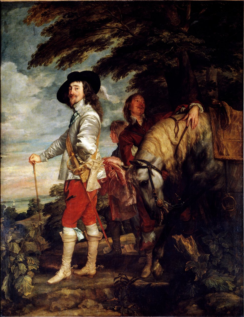 Full-Length Self-Portrait of Charles I of England, Also Known as the King on the Hunt by Anthony van Dyck