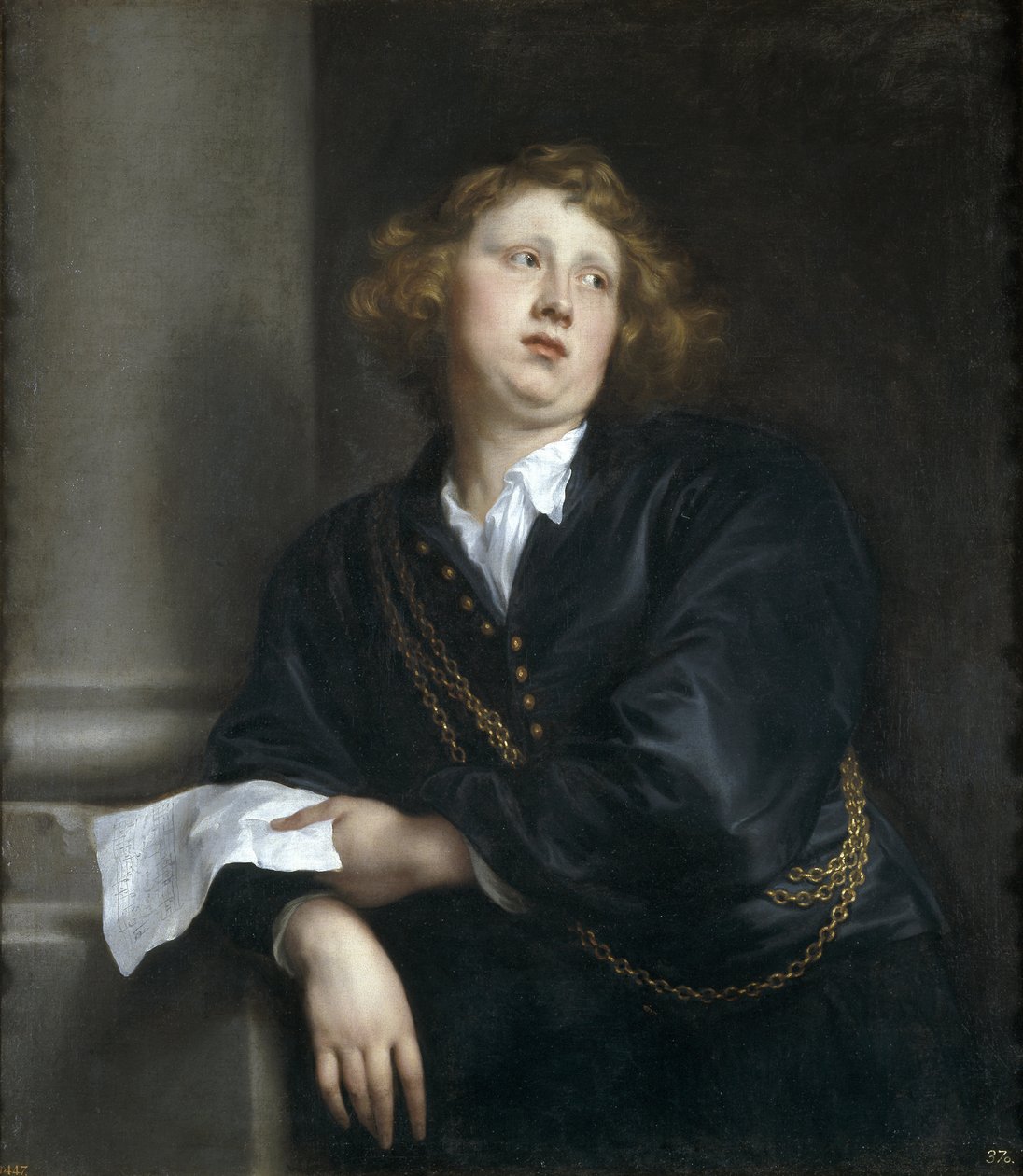 Portrait of the Composer and Organist Henricus Liberti by Anthony van Dyck