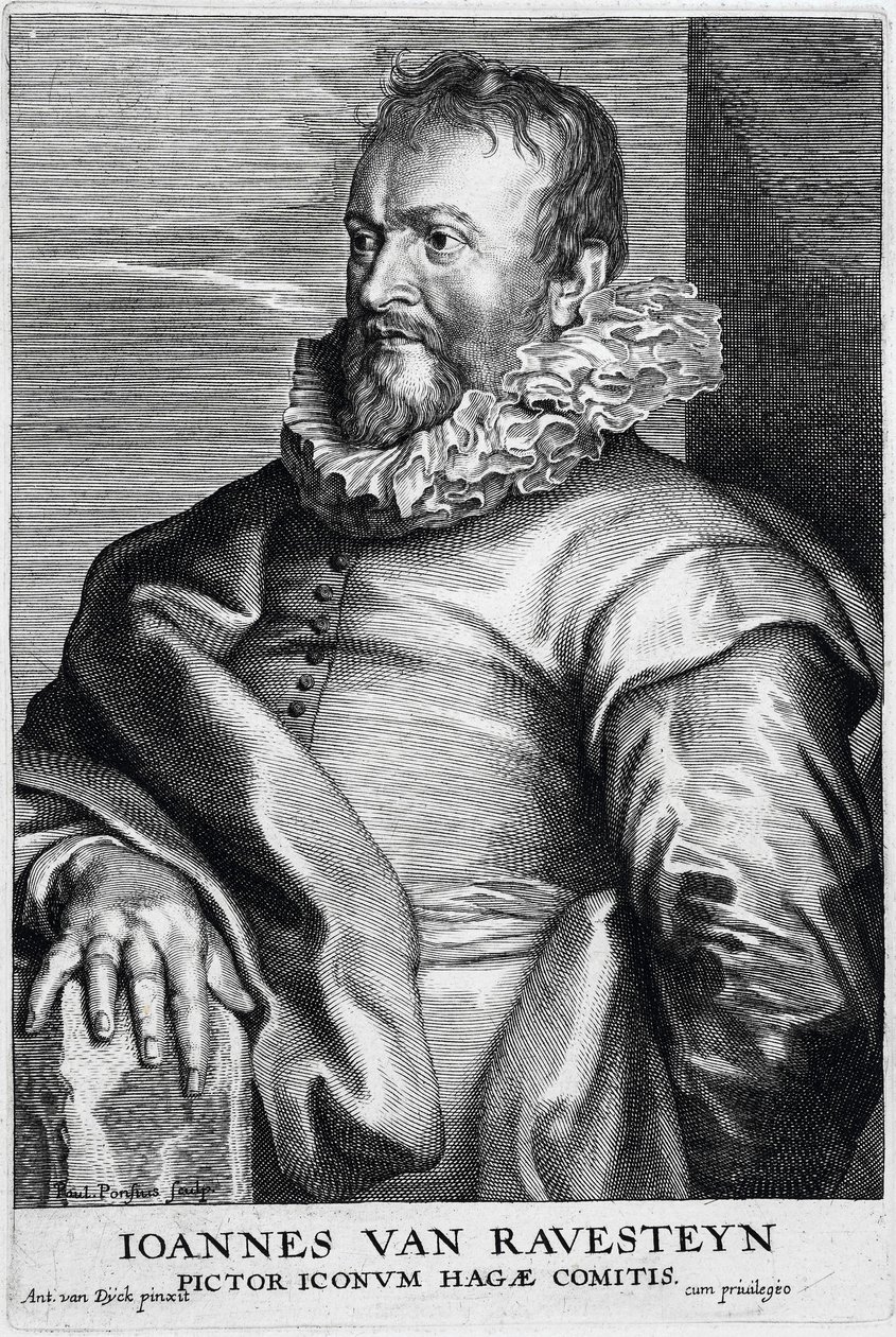 Portrait of Ioannes van Ravesteyn by Anthony van Dyck