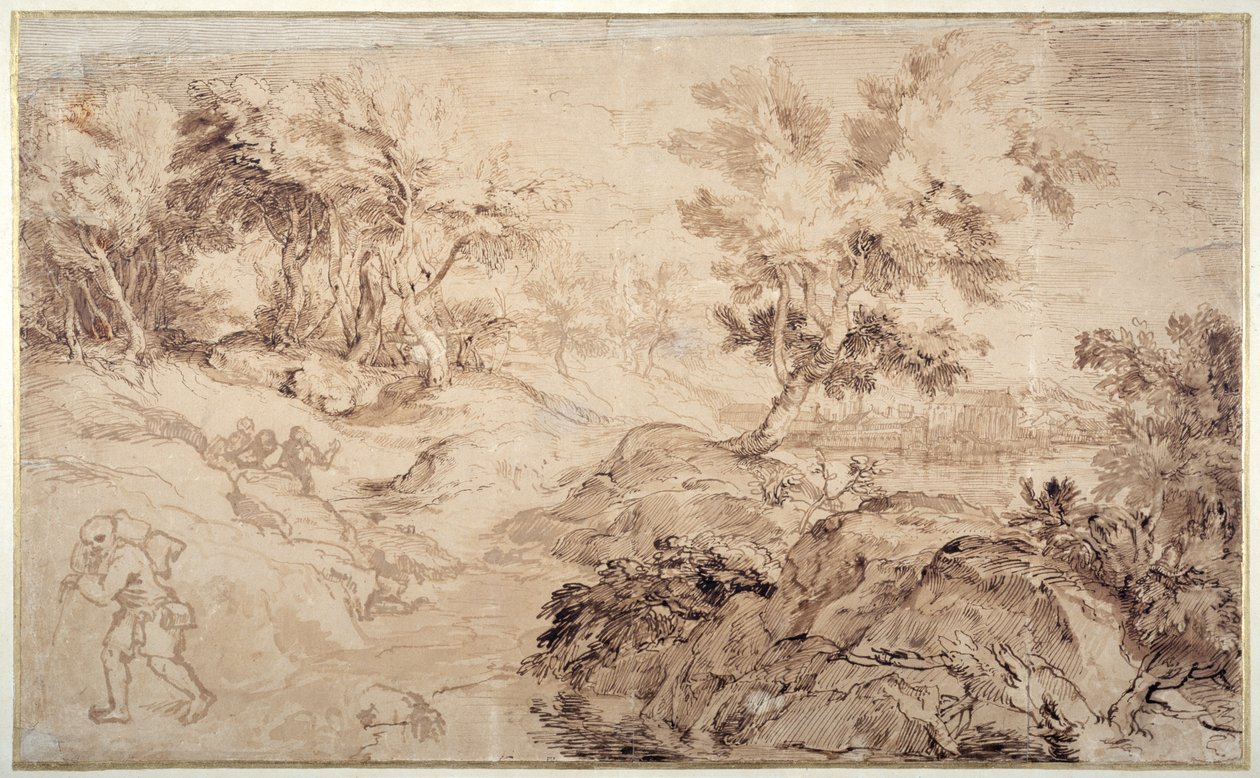 Landscape in the Manner of Titian by Anthony van Dyck