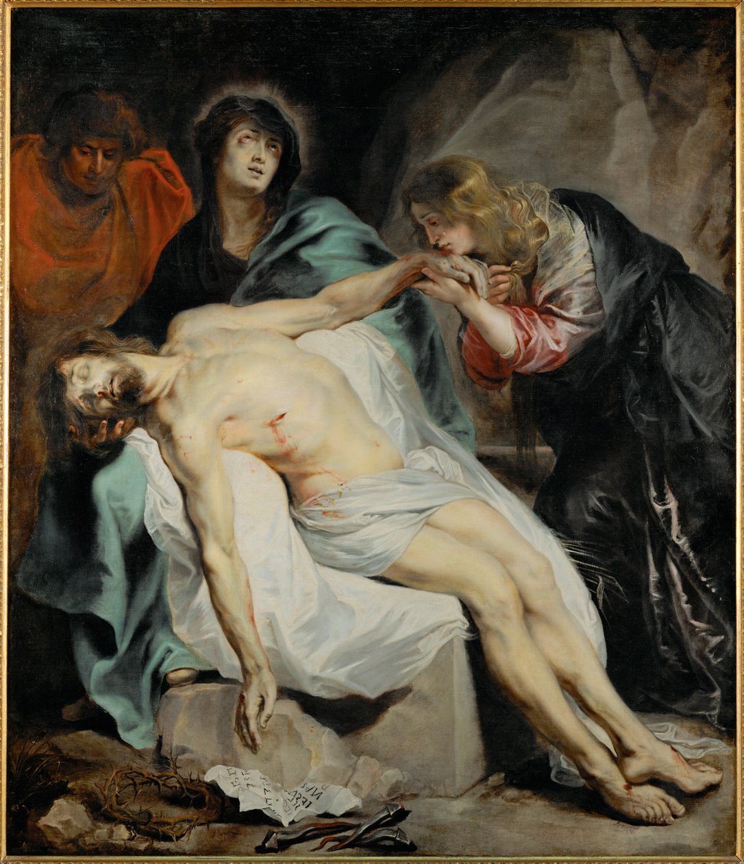 Pieta by Anthony van Dyck: Highest-quality art reproduction