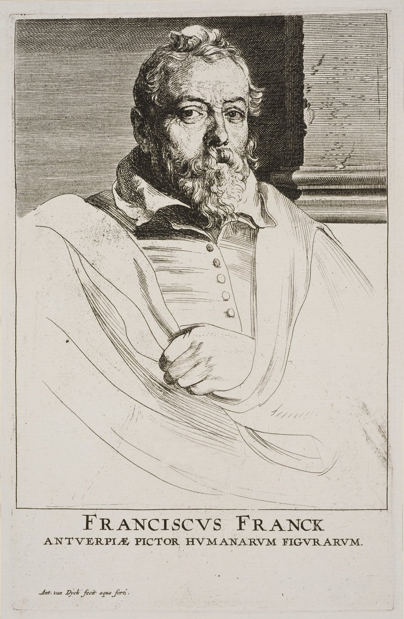Portrait of Frans Francken by Anthony van Dyck