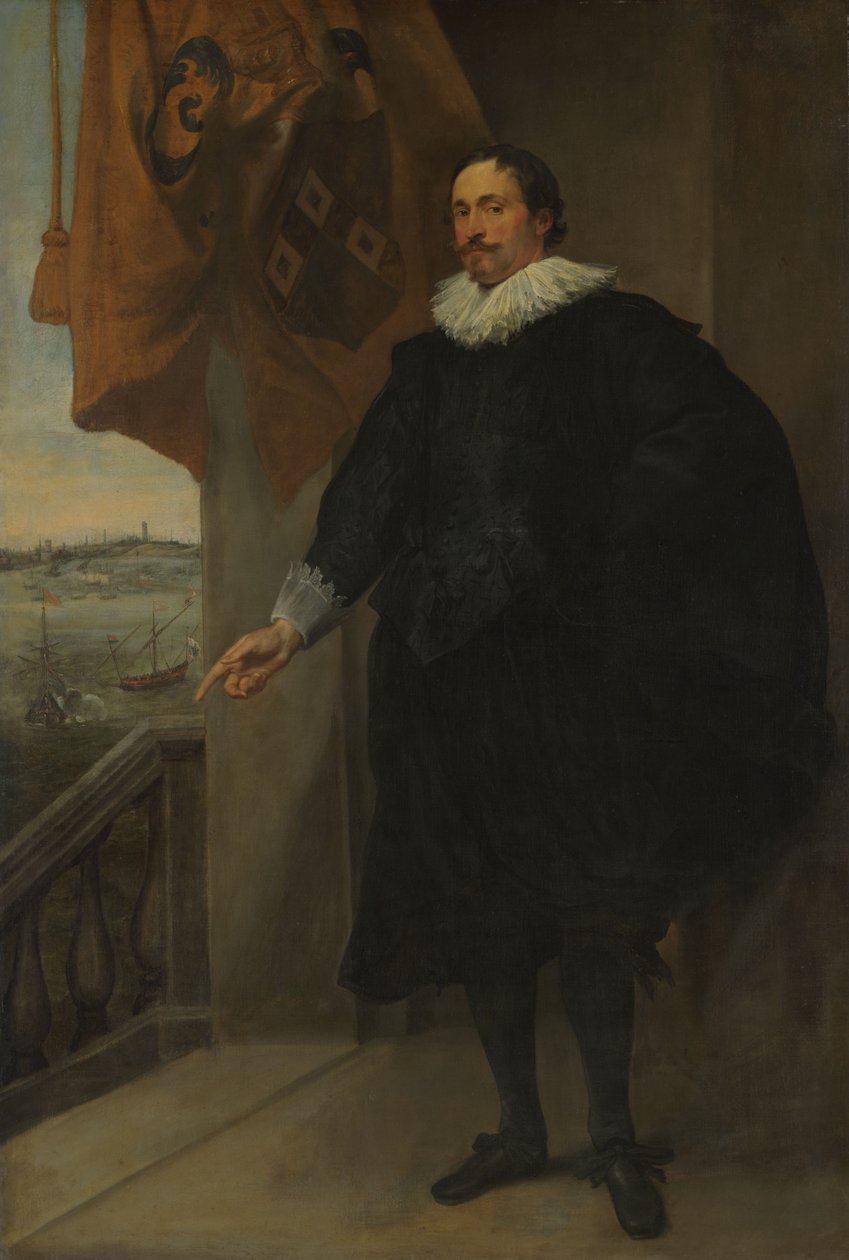 Portrait of Adriaan van der Borcht by Anthony van Dyck