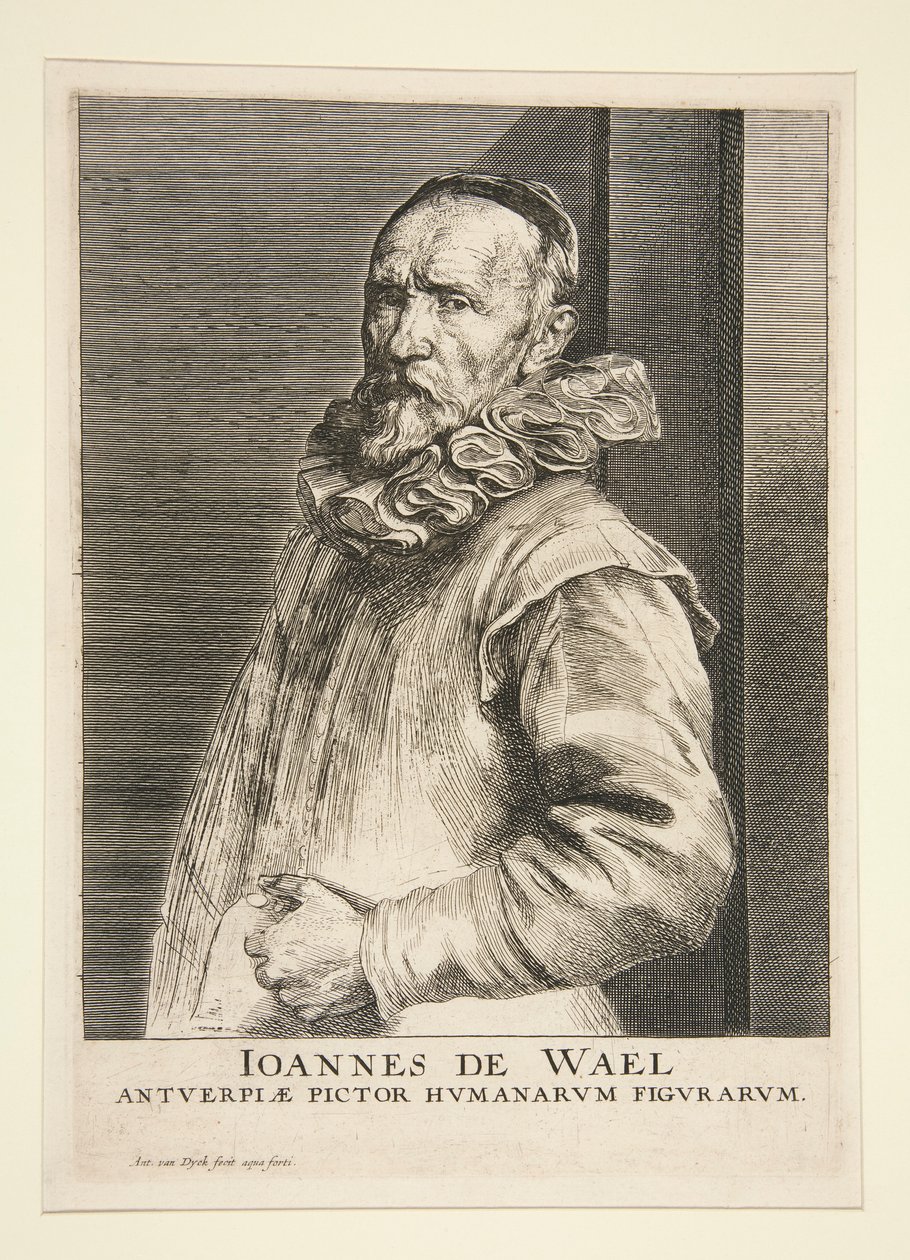 Portrait of Jan de Wael (1558-1633) by Anthony van Dyck