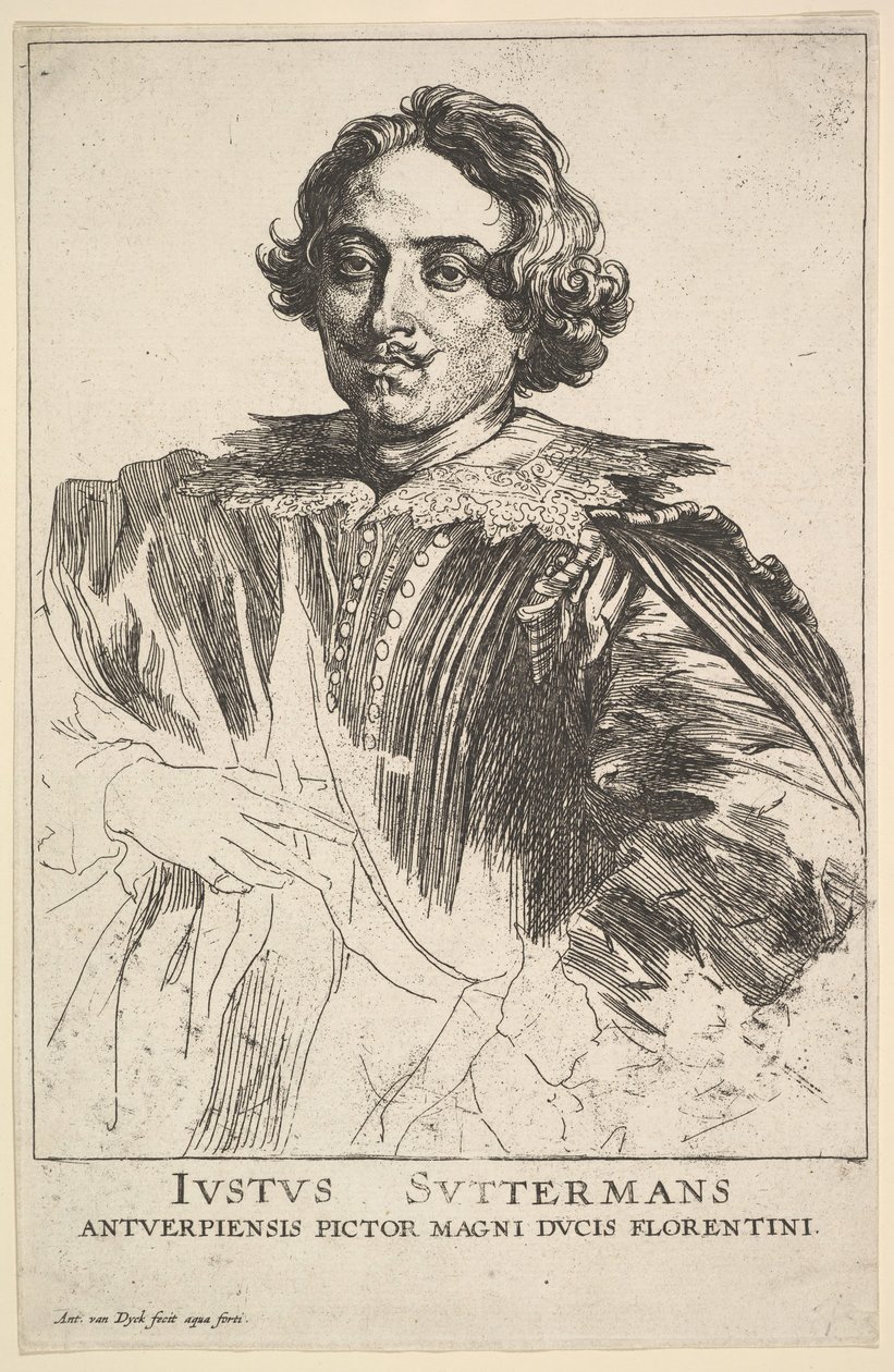 Portrait of Justus Suttermans by Anthony van Dyck