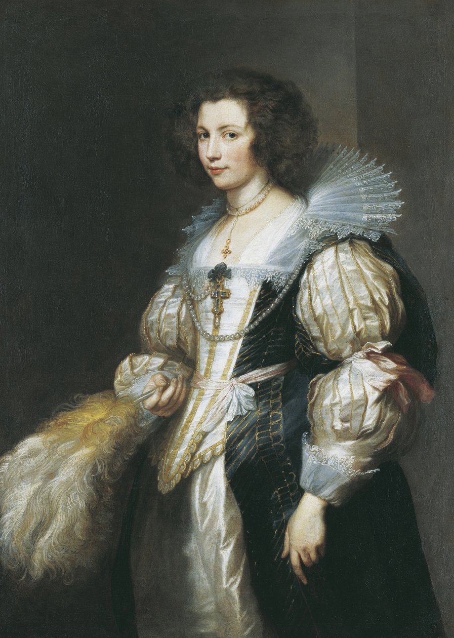 Portrait of Maria de Tassis 1611-1638 by Anthony van Dyck
