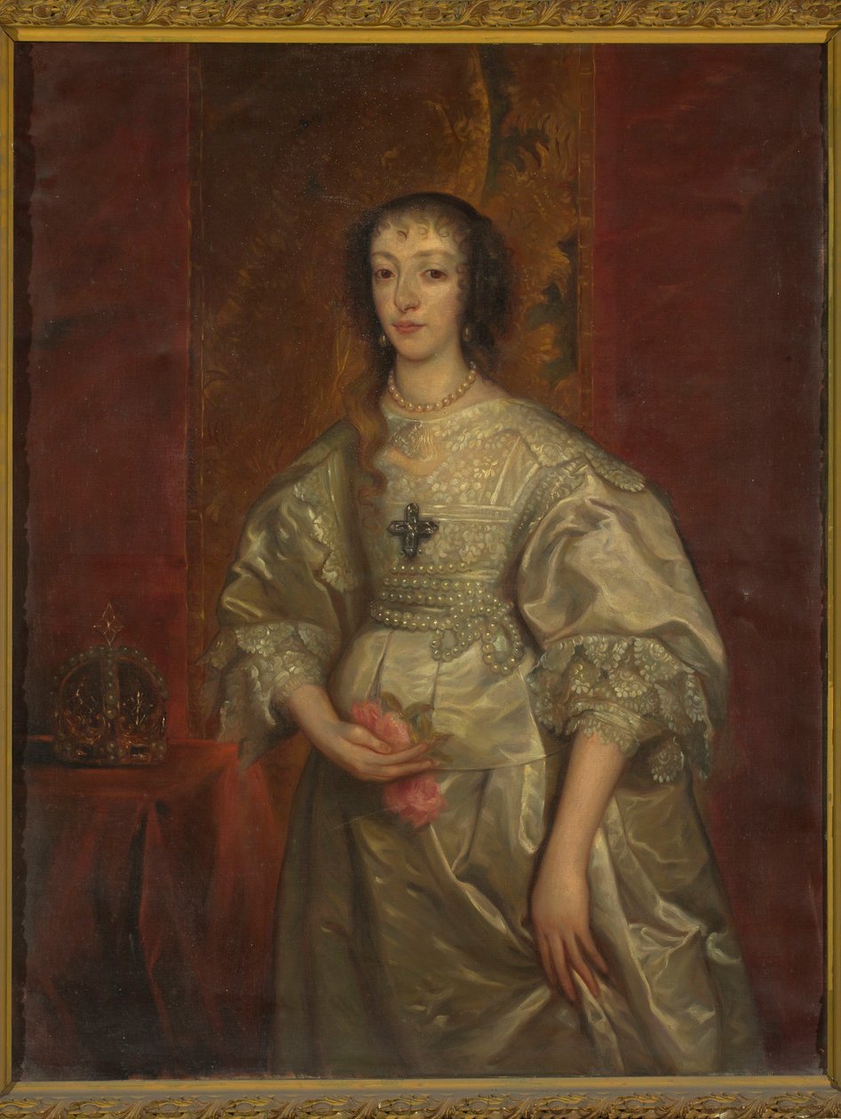 Portrait of Henrietta Maria (1609-1699), Queen of England by Anthony van Dyck