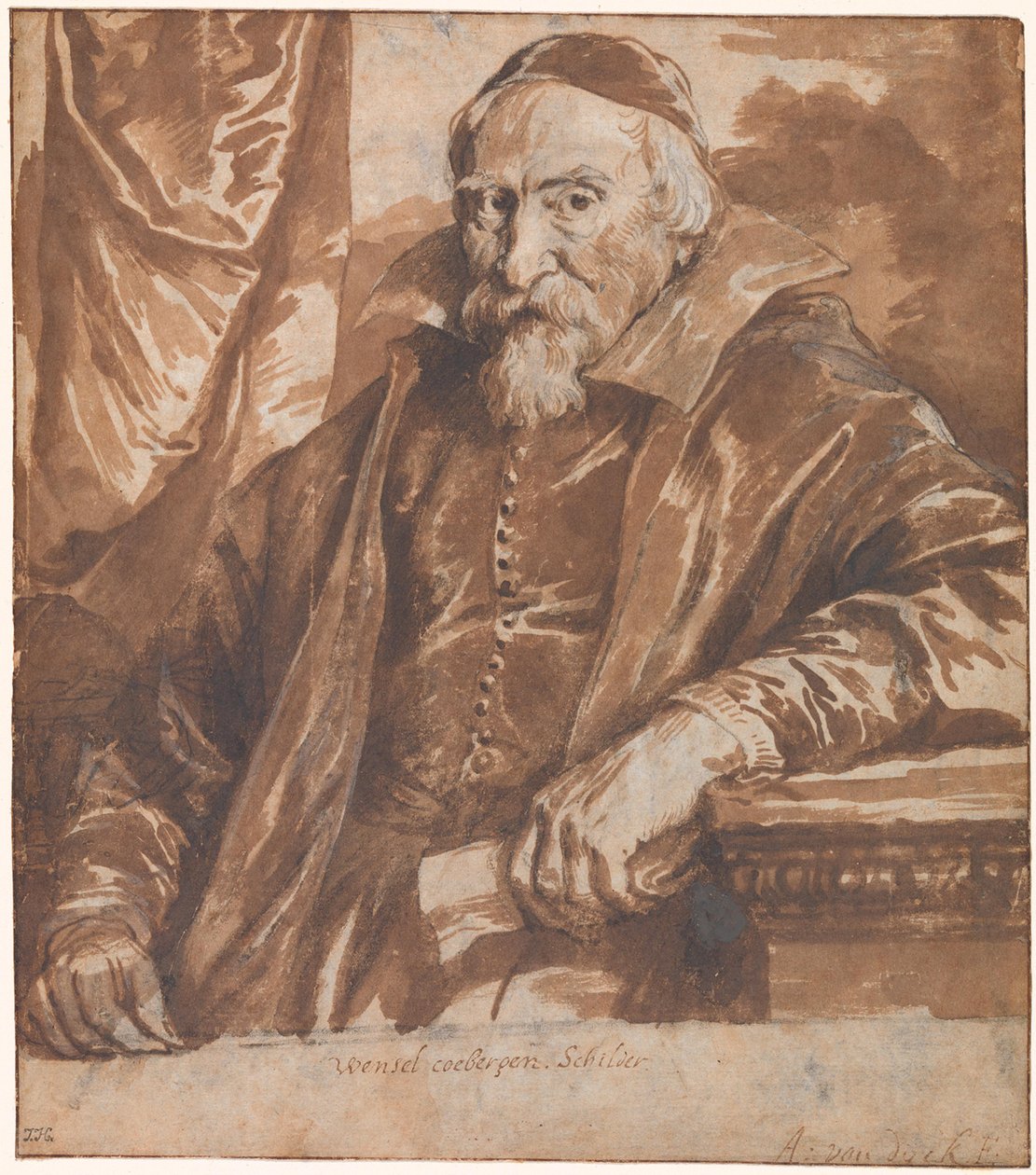 Portrait of Wenzel Coeberger (Coebergher) by Anthony van Dyck