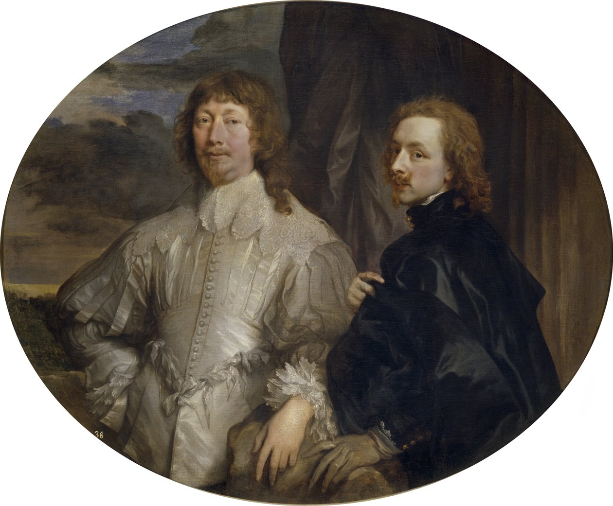 Sir Endymion Porter and Sir Anthony van Dyck by Anthony van Dyck