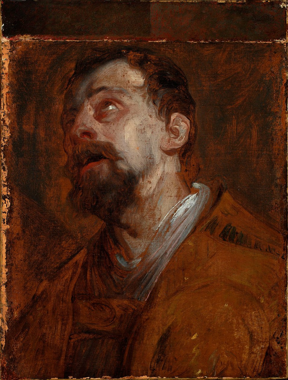 Study of the Head of Saint Hubertus (?) by Anthony van Dyck