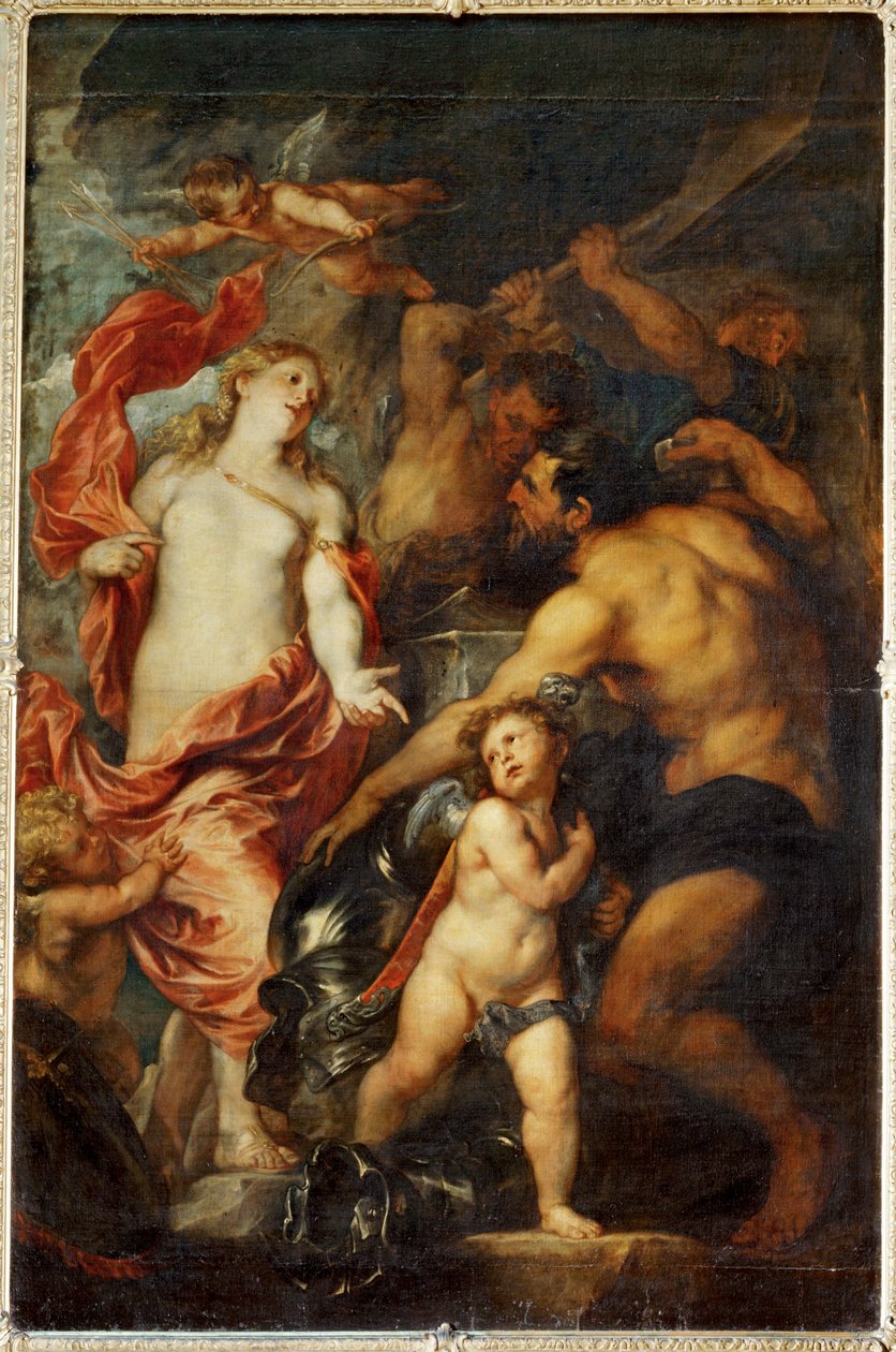 Venus Asks Vulcan for Arms for Aeneas by Anthony van Dyck