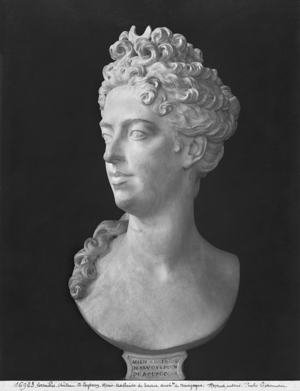 Bust of Marie-Adelaide de Savoie, Duchess of Burgundy, 1710 by Antoine Coysevox