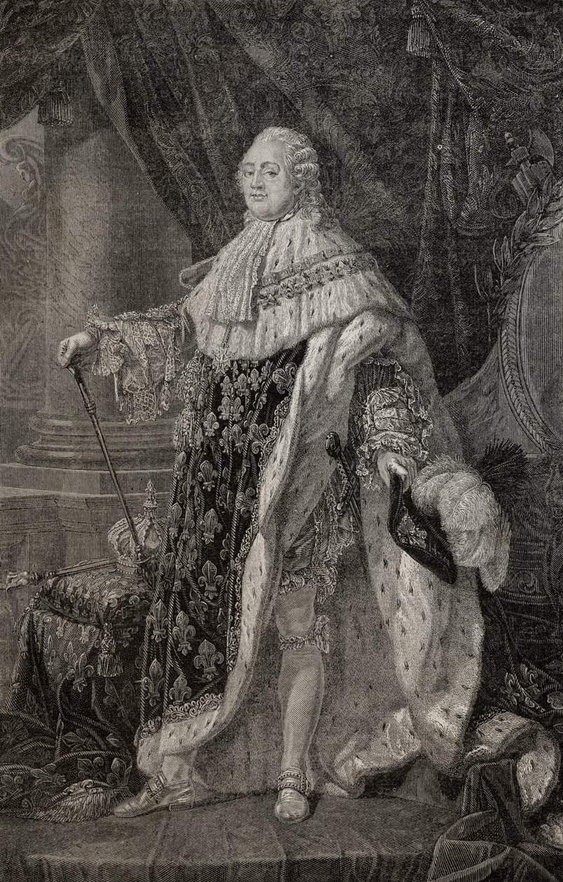 Portrait of Louis XVI by Antoine François Callet