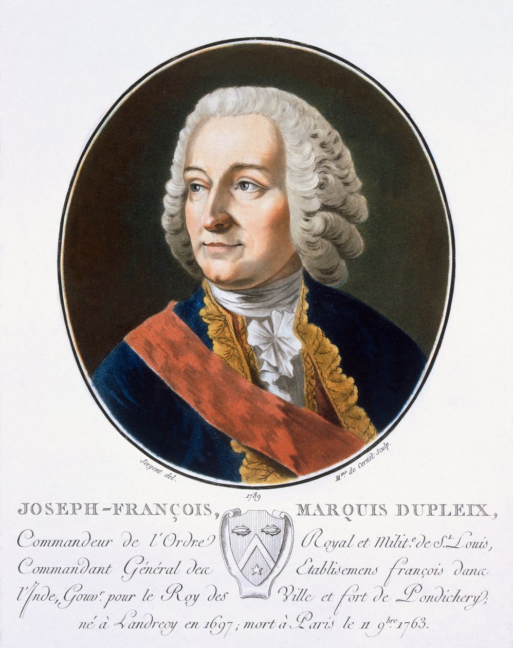 Joseph-Francois, Marquis Dupleix, from 