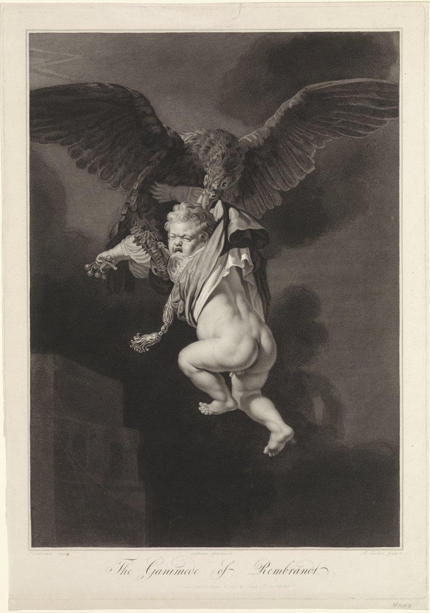 Jupiter and Ganymede by Antoine Cardon