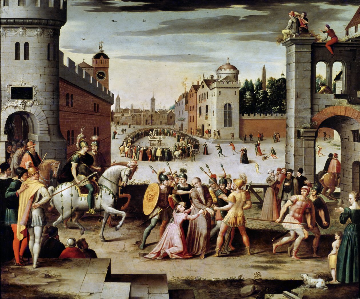 The Arrest and Execution of Sir Thomas More in 1535 by Antoine Caron