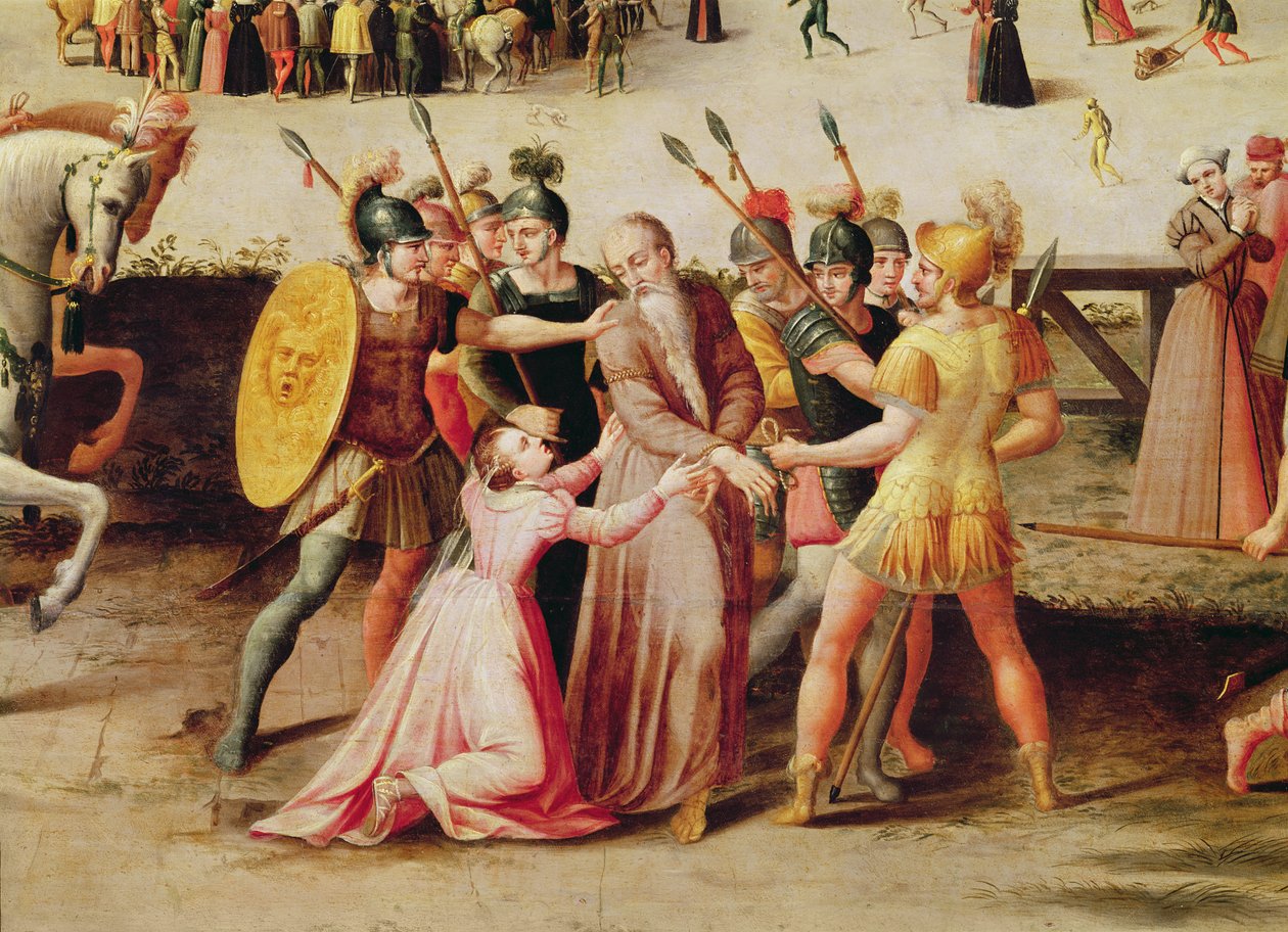 The Arrest of Sir Thomas More in 1535 (detail) by Antoine Caron