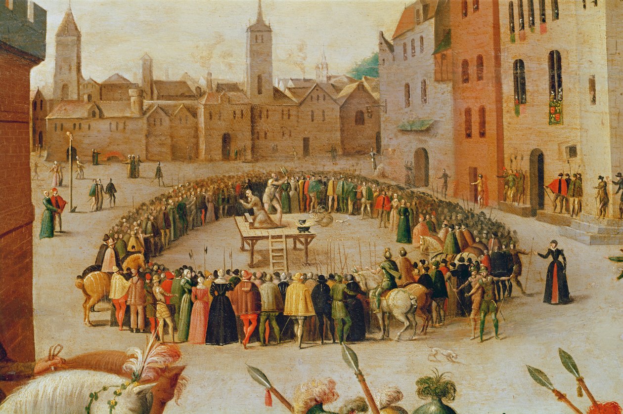 The Execution of Sir Thomas More in 1535 by Antoine Caron