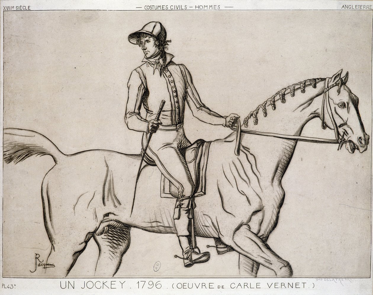 Jockey by Antoine Charles Horace Vernet