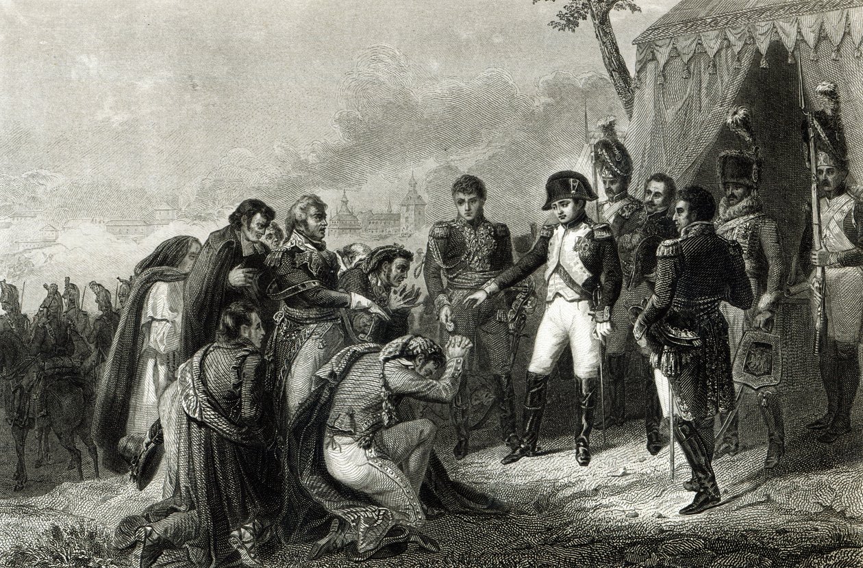 The Defeated Spanish Prostrate Before Napoleon Before His Entry into Madrid by Antoine Charles Horace Vernet
