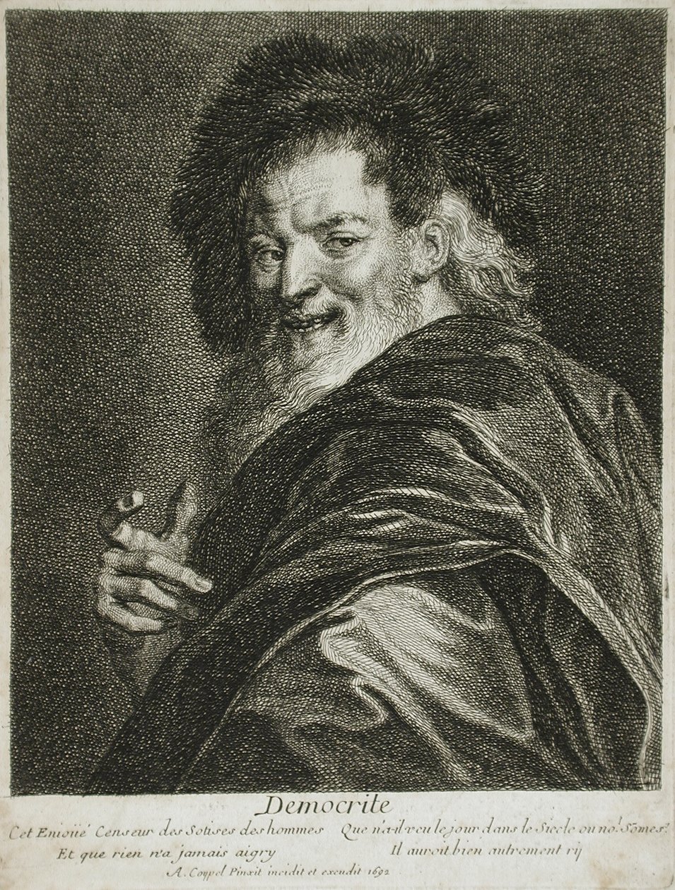 Democritus by Antoine Coypel