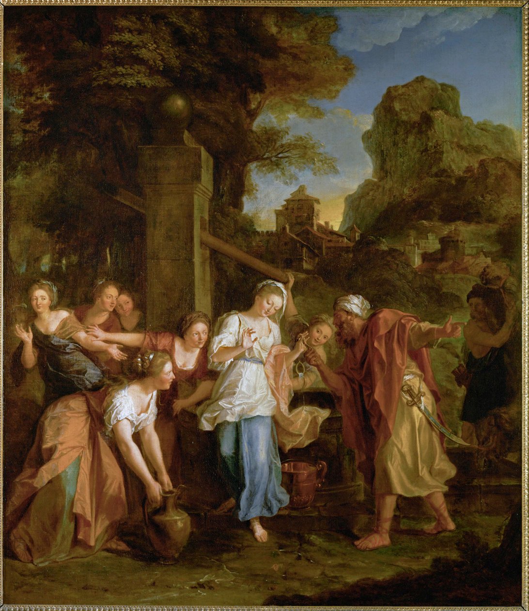 Eliezer and Rebecca by Antoine Coypel