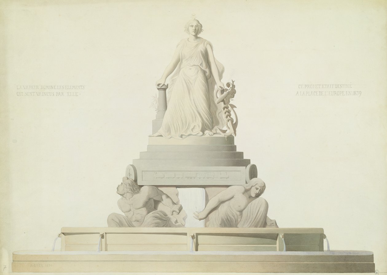 Project for the Monument Destined for the Place de l