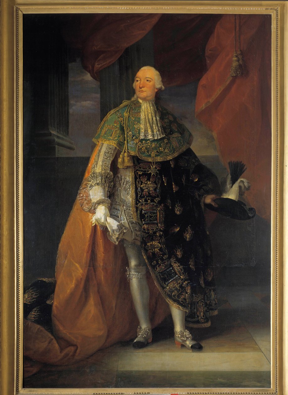Portrait en pied de Louis Philippe II Joseph, Duke of Orleans (1747-1793) dit Philippe Egalite en grand habit de l