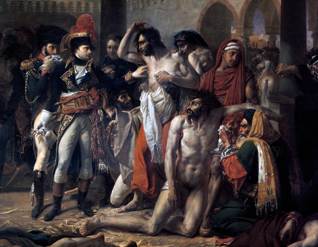 Napoleon Bonaparte Visiting the Plague Stricken of Jaffa, 11th March 1799, 1804 by Antoine Jean Gros