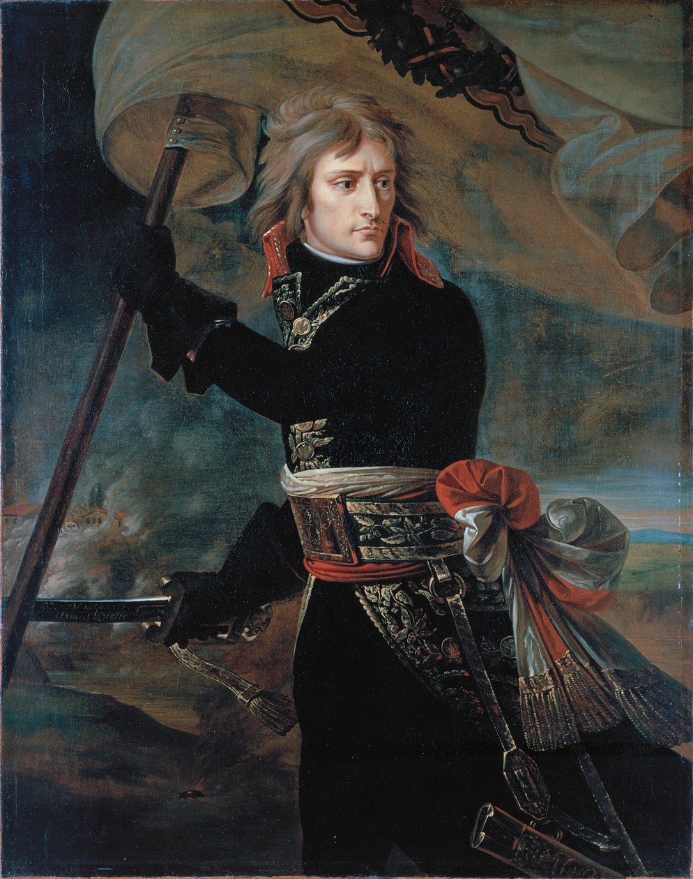 Napoleon Bonaparte on the Bridge at Arcole by Antoine-Jean Gros