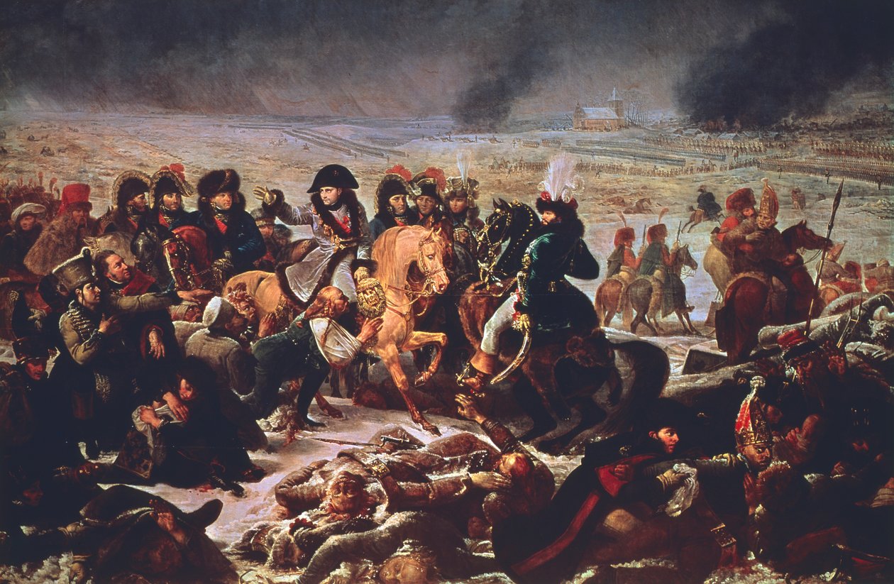Napoleon on the Field of the Battle of Eylau, 9th February 1807 by Antoine Jean Gros