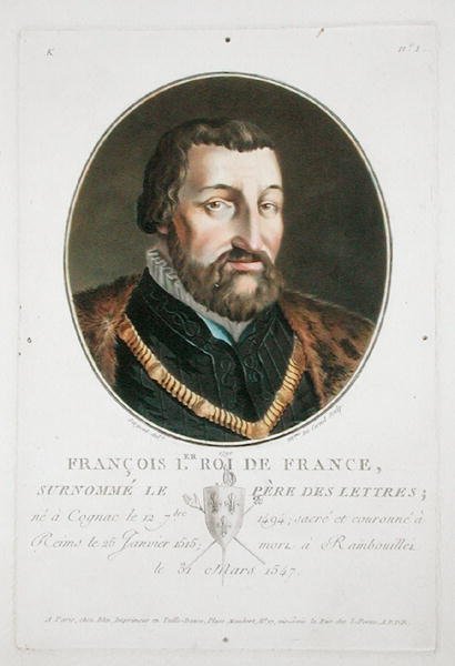 Francois I, King of France by Antoine Louis Francois Sergent Marceau