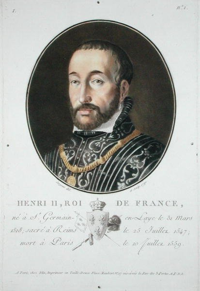 Henry II (1519-59) King of France by Antoine Louis Francois Sergent Marceau