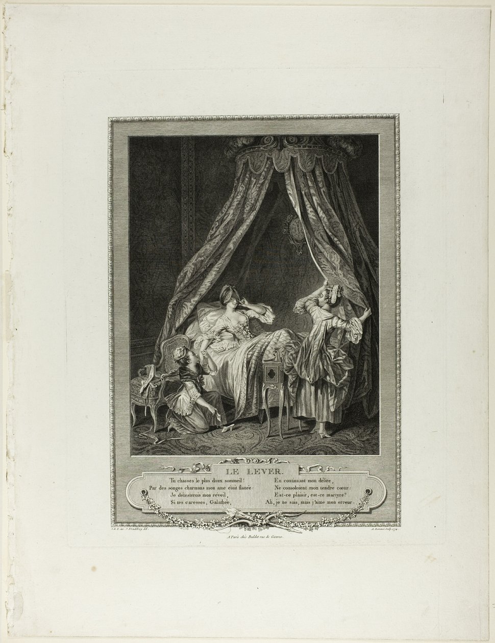 Rising, from Monument of the Physical and Moral Costume of the Late Eighteenth Century by Antoine Louis Romanet