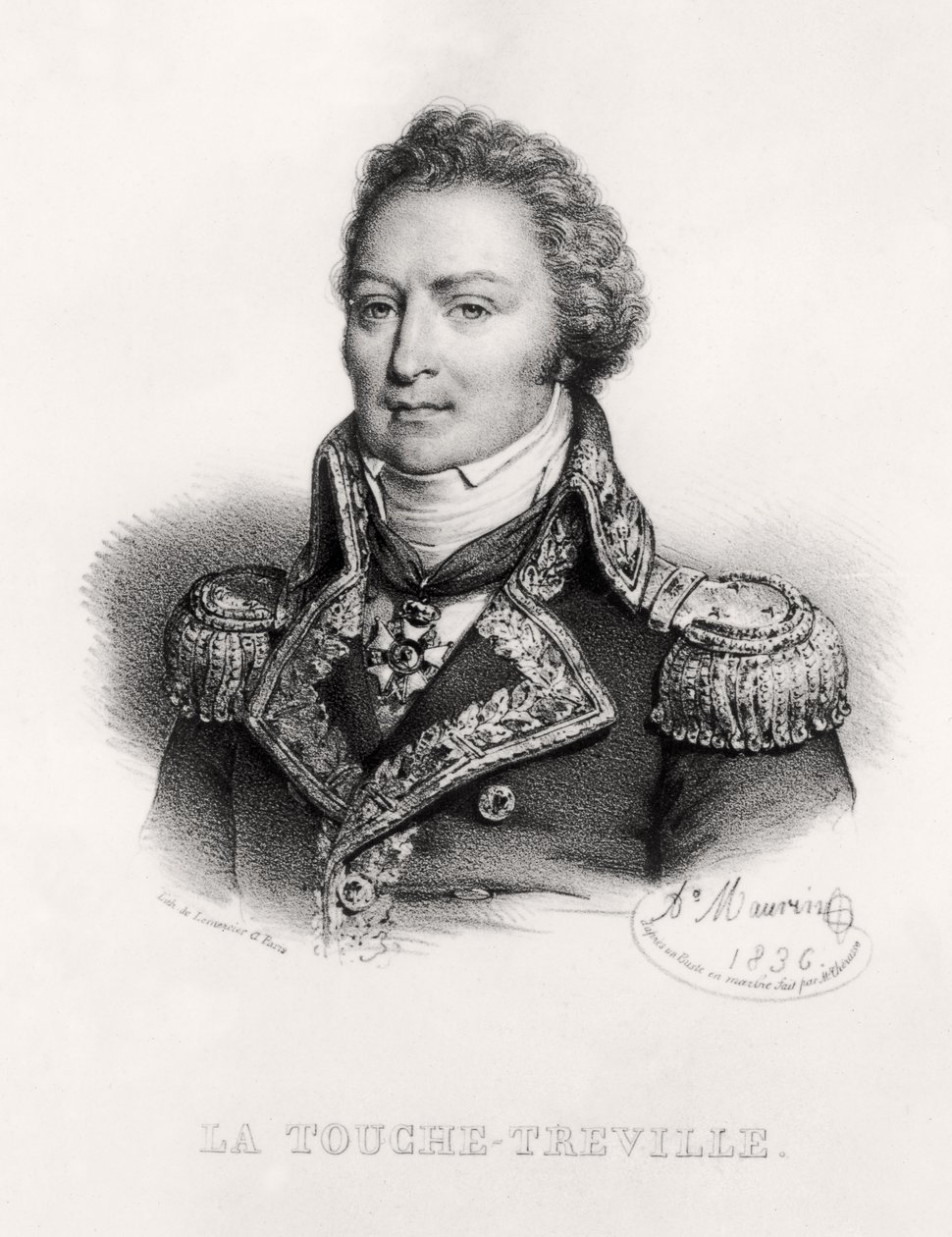 Portrait of Louis-René Madelaine Le Vassor, Comte de La Touche-Tréville by Antoine Maurin