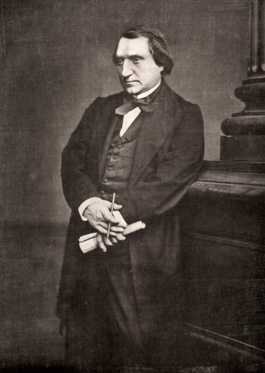 Ernest Renan, French Philosopher and Writer by Antoine Samuel Adam Salomon