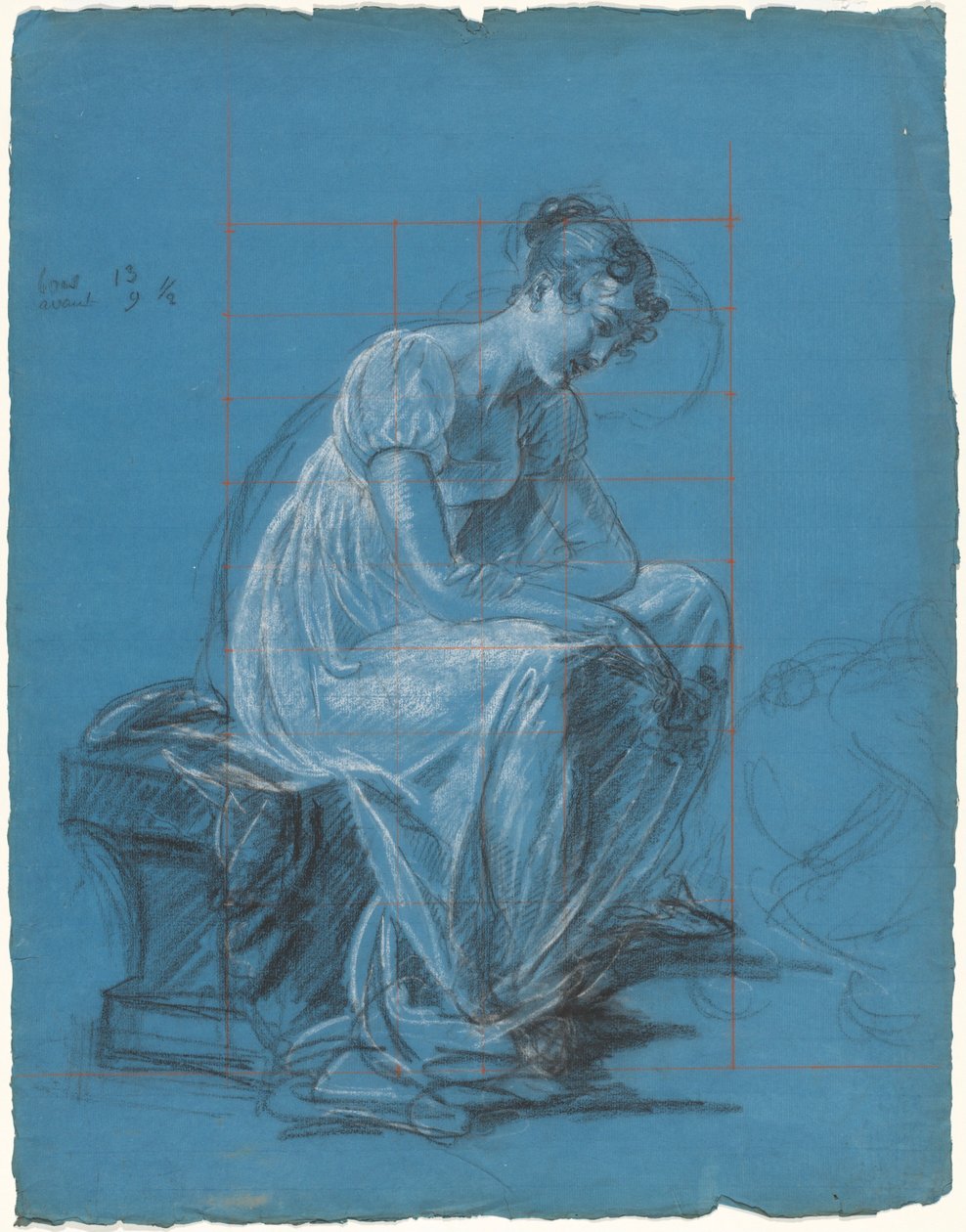 Seated Woman by Antoine Toussaint de Chazal