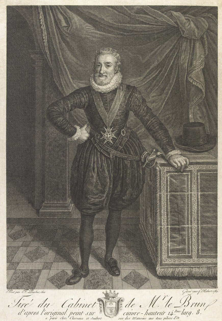 Half-length Portrait of Henri IV by Antoine de Marcenay de Ghuy