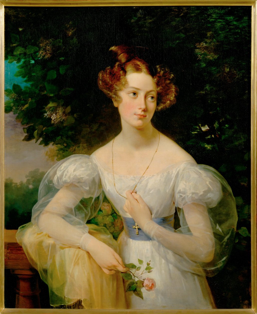Hortense Ballu, future Mme by Antoinette Cecile Hortense Lescot Haudebourt