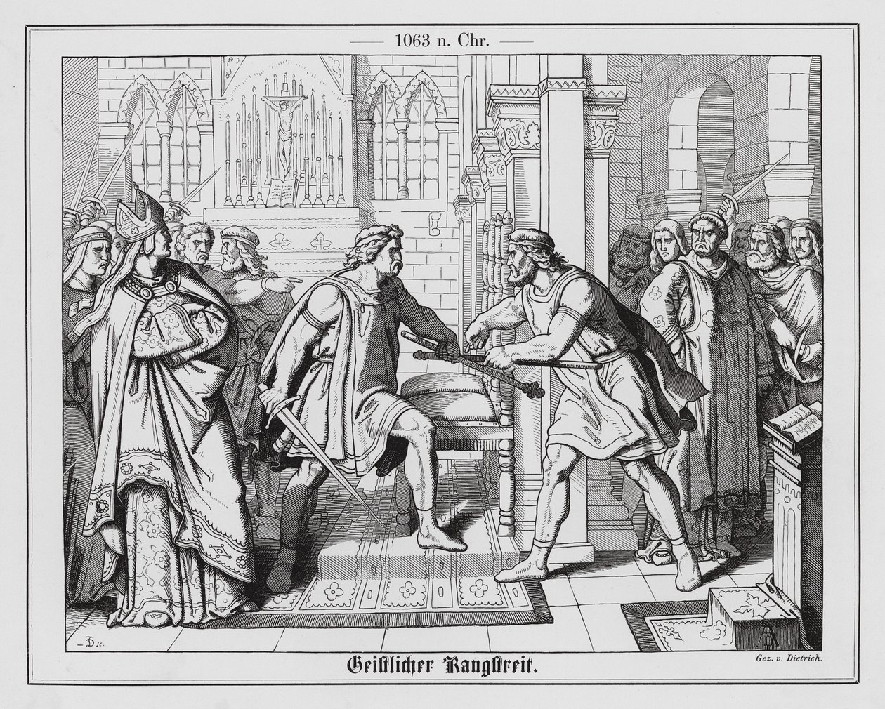 Goslar Precedence Dispute, Germany by Anton Dietrich