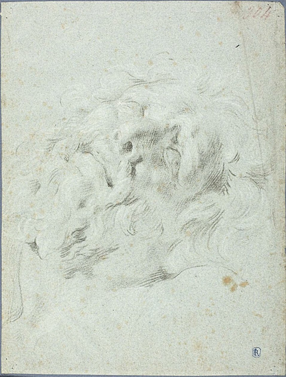 Head from Laocoon Group by Anton Domenico Gabbiani