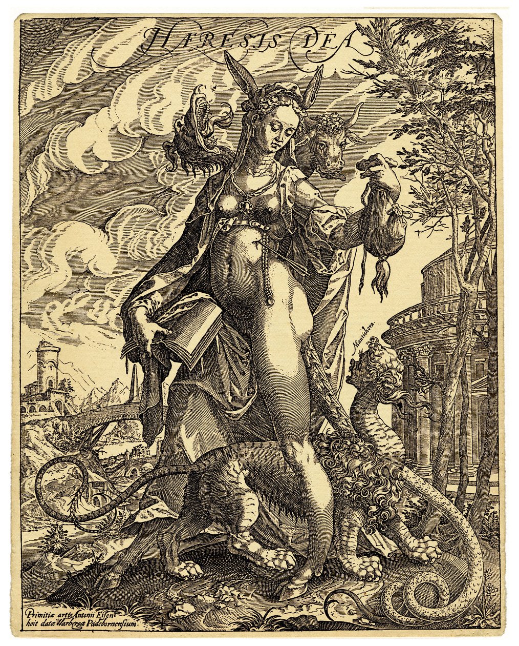 The Deity of Heresia, an Allegorical Figure by Anton Eisenhout