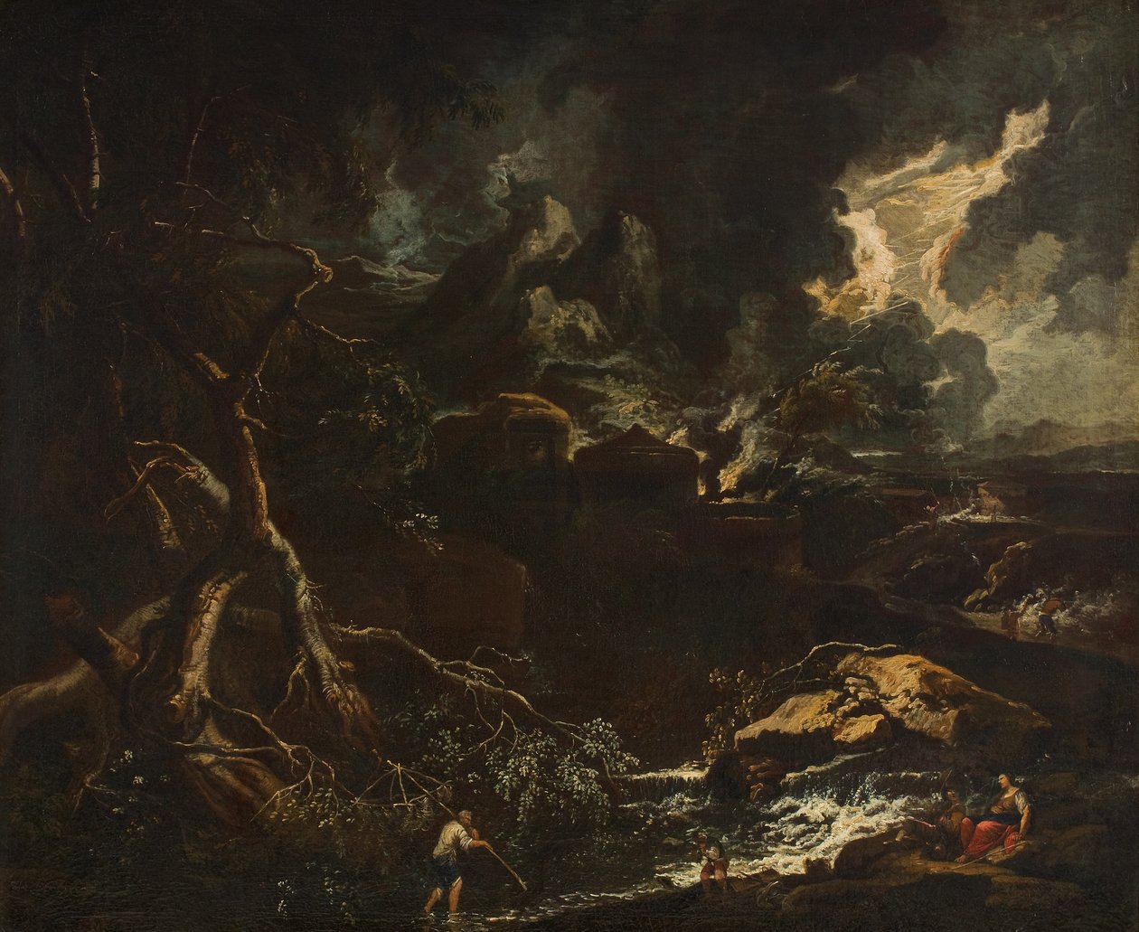 Thunderstorm Landscape by Anton Faistenberger