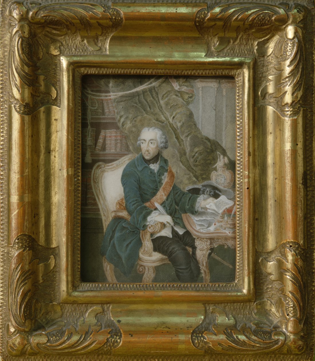 King Frederick II of Prussia in His Hohenzollern Jacket by Anton Friedrich Konig