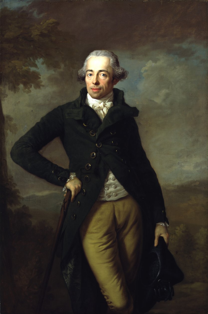 Heinrich XIV. Reuss Elder Line (1749-1799) by Anton Graff