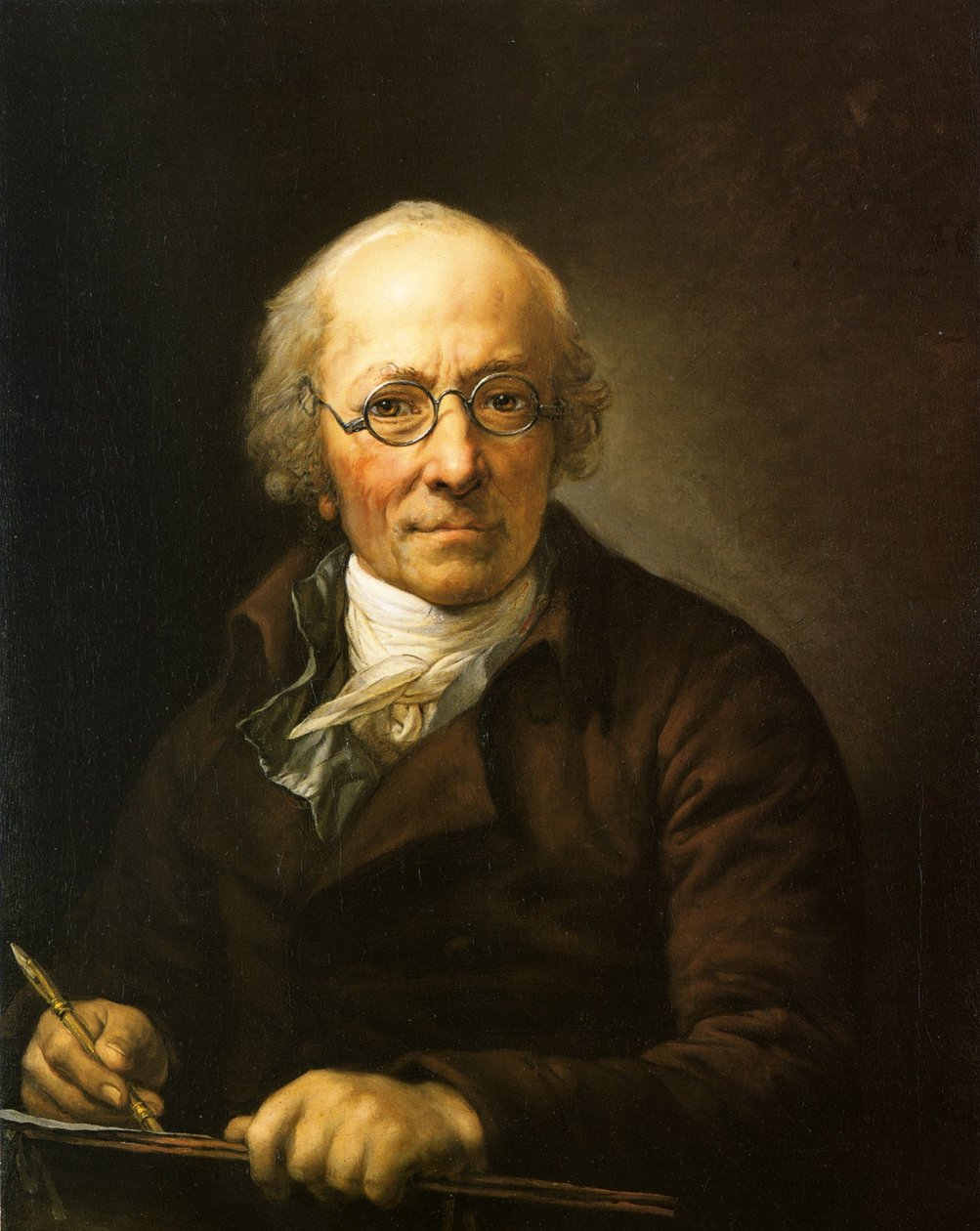 Self-portrait in Old Age by Anton Graff