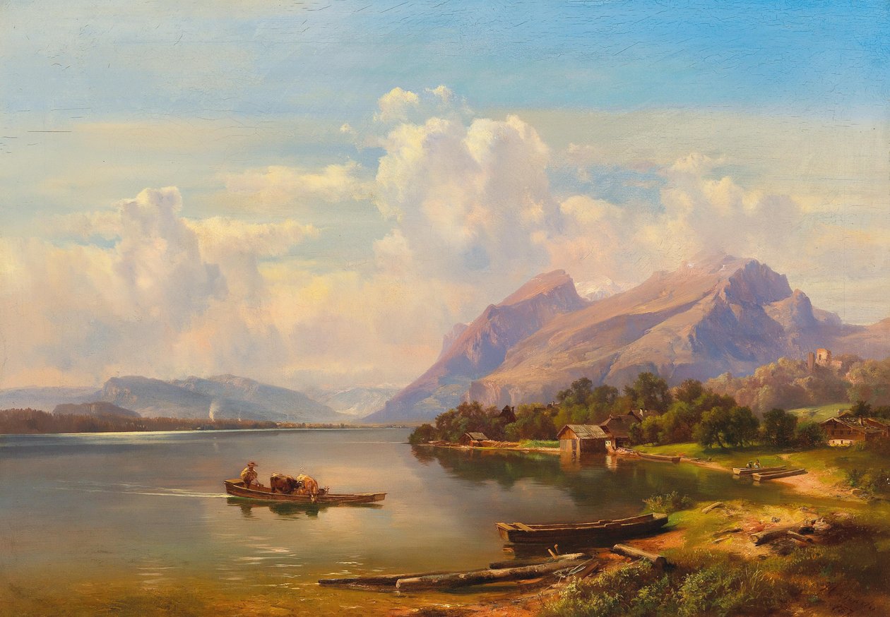 The Millstätter See in Carinthia by Anton Hansch