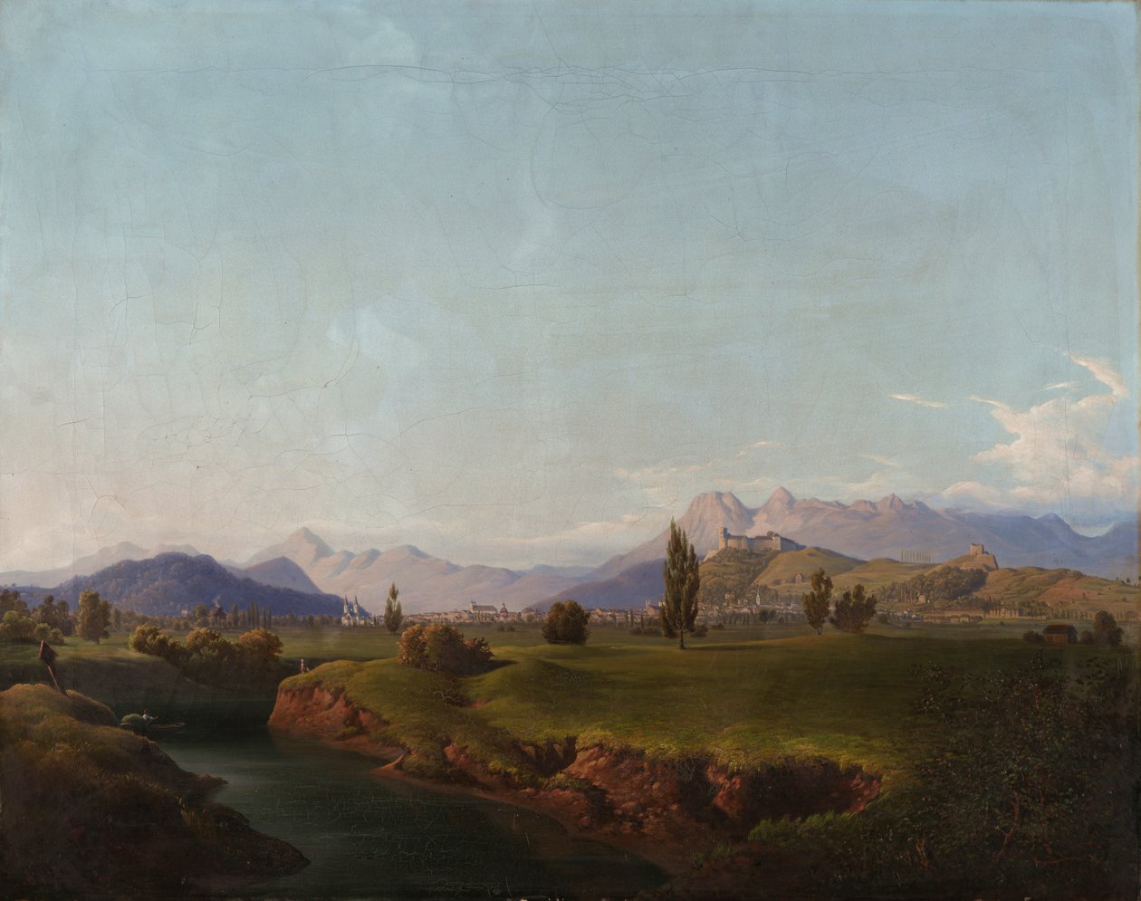 Ljubljana from the Ižica by Anton Karinger