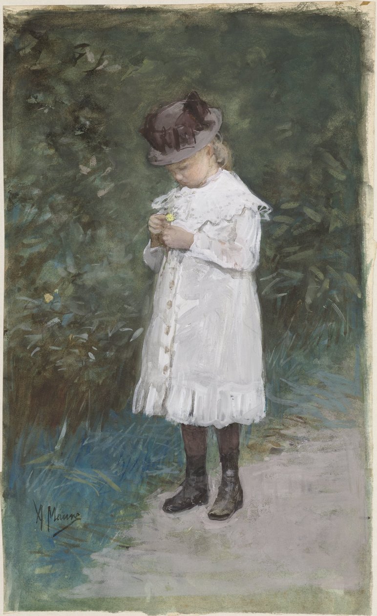 Elisabeth Mauve (b. 1875), Daughter of the Artist by Anton Mauve
